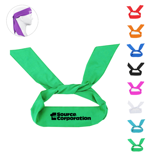 Karate Boxing Martial Arts Cotton Headband Custom Printed As Low As 1.46